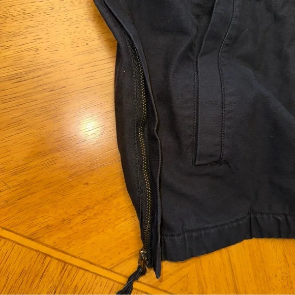 Levis Denim Pullover Hoodie Jacket Men’s Size XL Navy Y2K 1/2 Zip Logo Sleeves - Picture 11 of 15